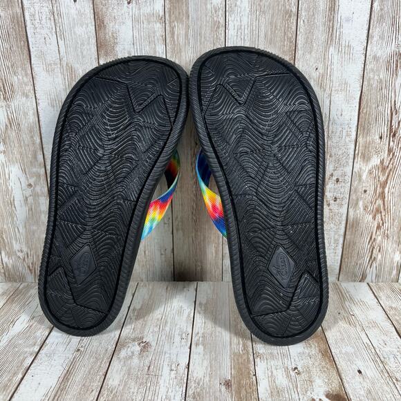 Chaco‎ rainbow flip flops Womens 7 - Picture 6 of 7